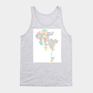 Los Angeles Neighborhoods Tank Top